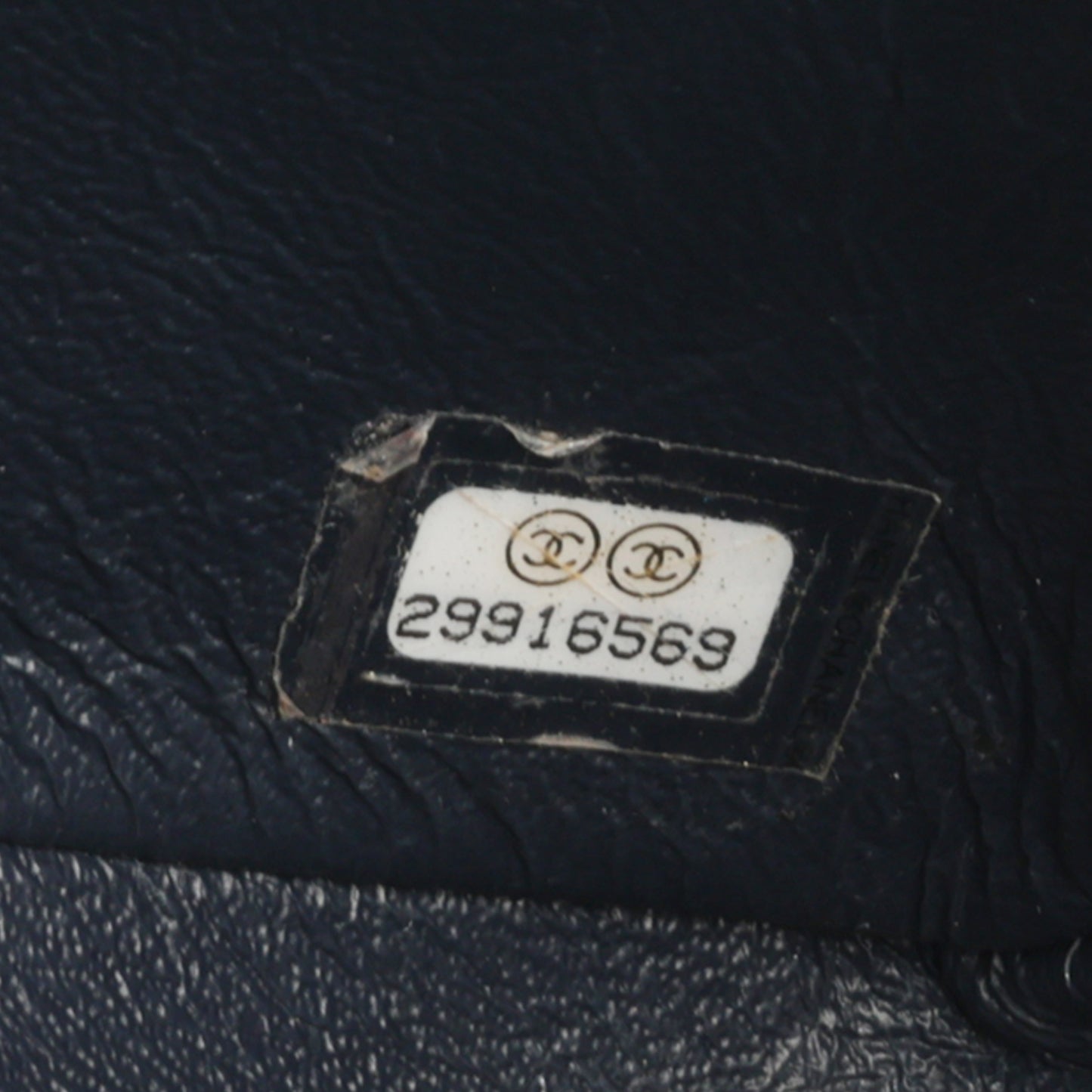 Chanel Mini Flap Rectangular - Navy Lambskin | Champagne Gold Hardware