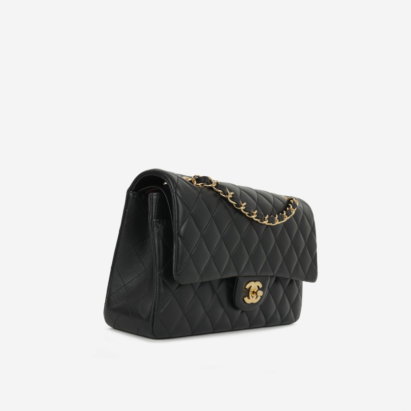 Chanel Medium Classic Flap - Black Lambskin | Gold Hardware