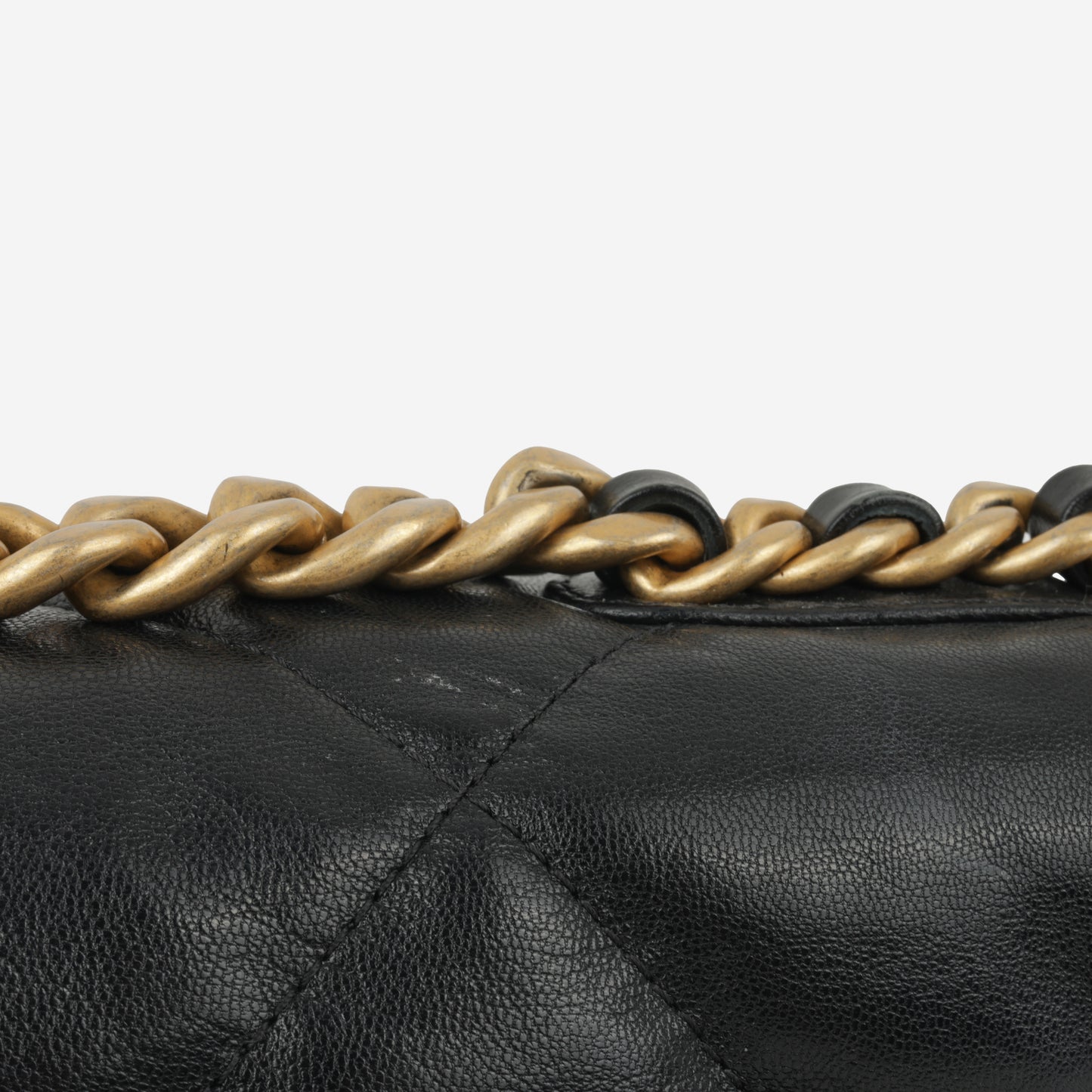 Chanel Small 19 Flap Bag - Black Lambskin | Gold & Silver Hardware