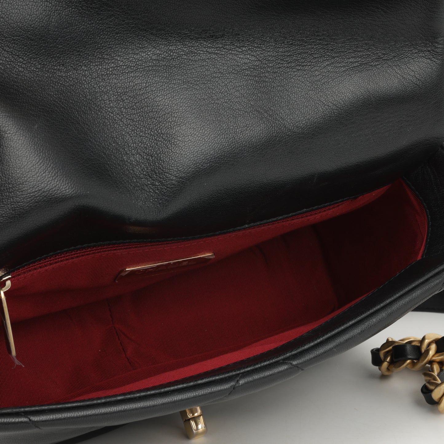 Chanel Small 19 Flap Bag - Black Lambskin | Gold & Silver Hardware