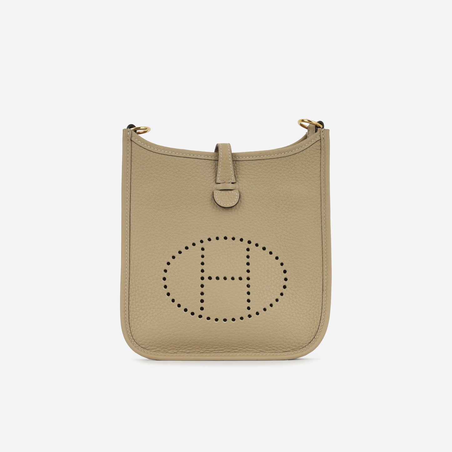 Hermès Evelyne TPM - Beige Marfa Clemence | Gold Hardware