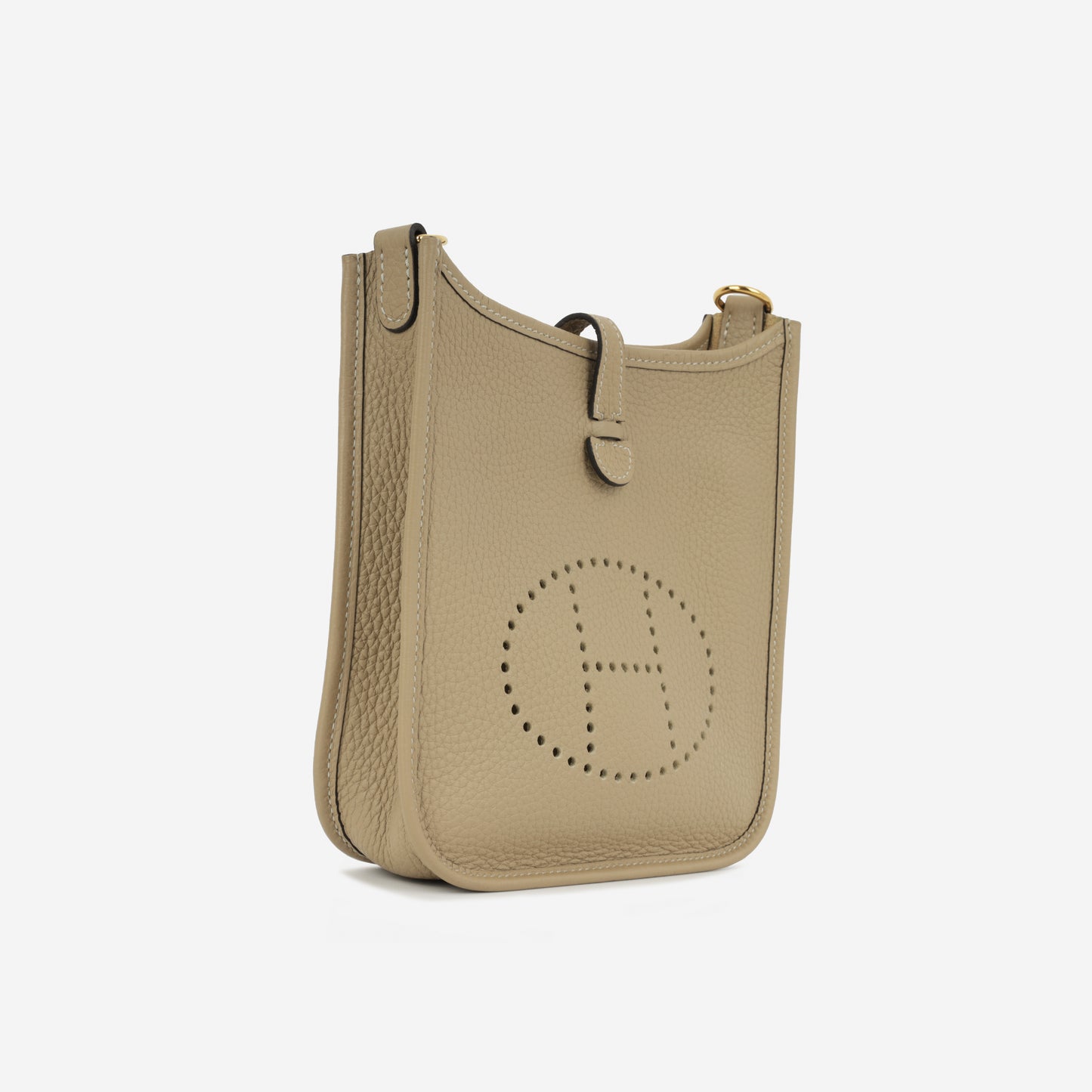 Hermès Evelyne TPM - Beige Marfa Clemence | Gold Hardware