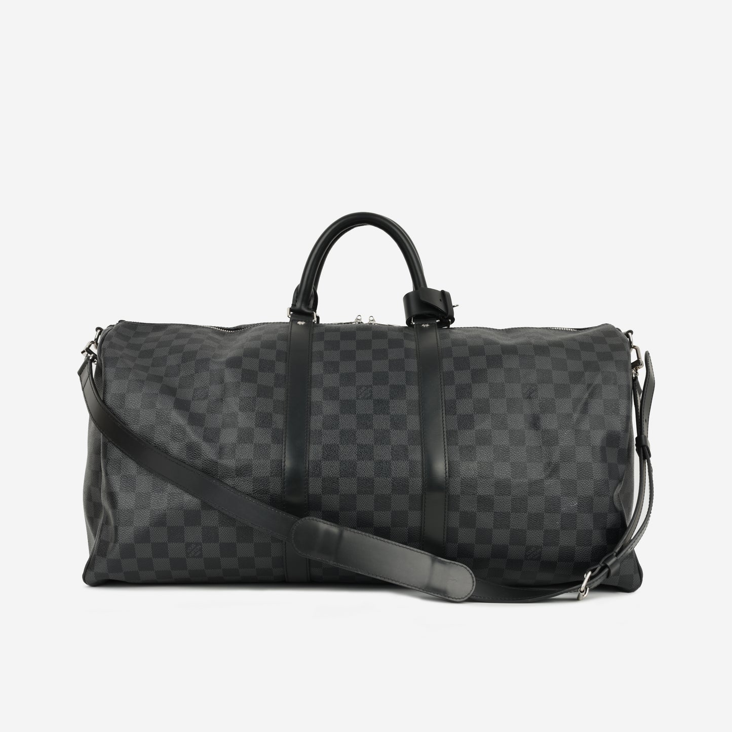 Louis Vuitton Keepall Bandoulière 55 - Damier Graphite | Silver Hardware