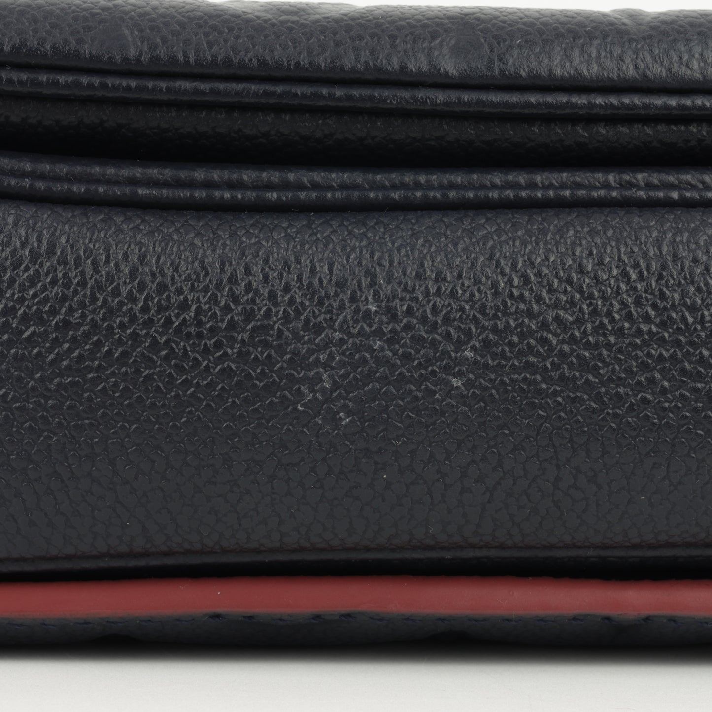 Louis Vuitton Pochette Métis - Navy Empreinte / Red Trim | Gold Hardware