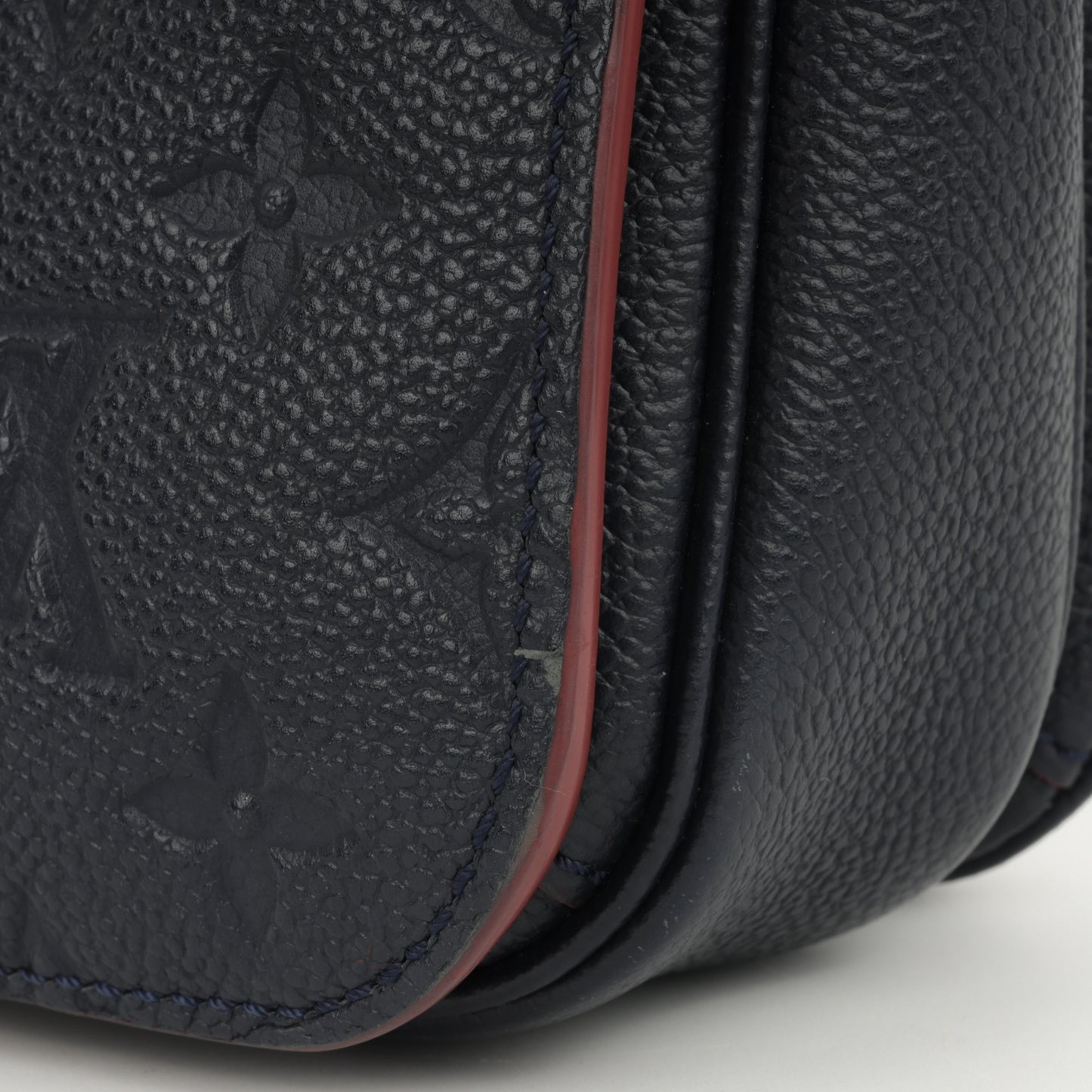 Louis Vuitton Pochette Métis - Navy Empreinte / Red Trim | Gold Hardware