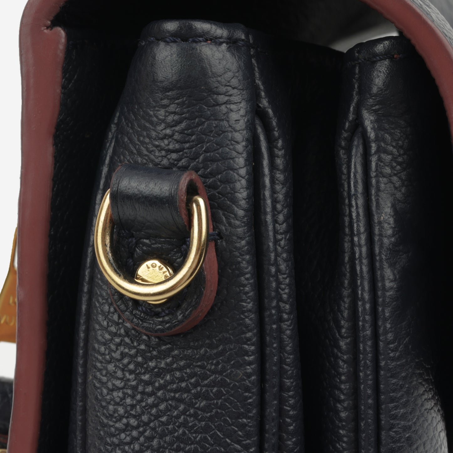Louis Vuitton Pochette Métis - Navy Empreinte / Red Trim | Gold Hardware