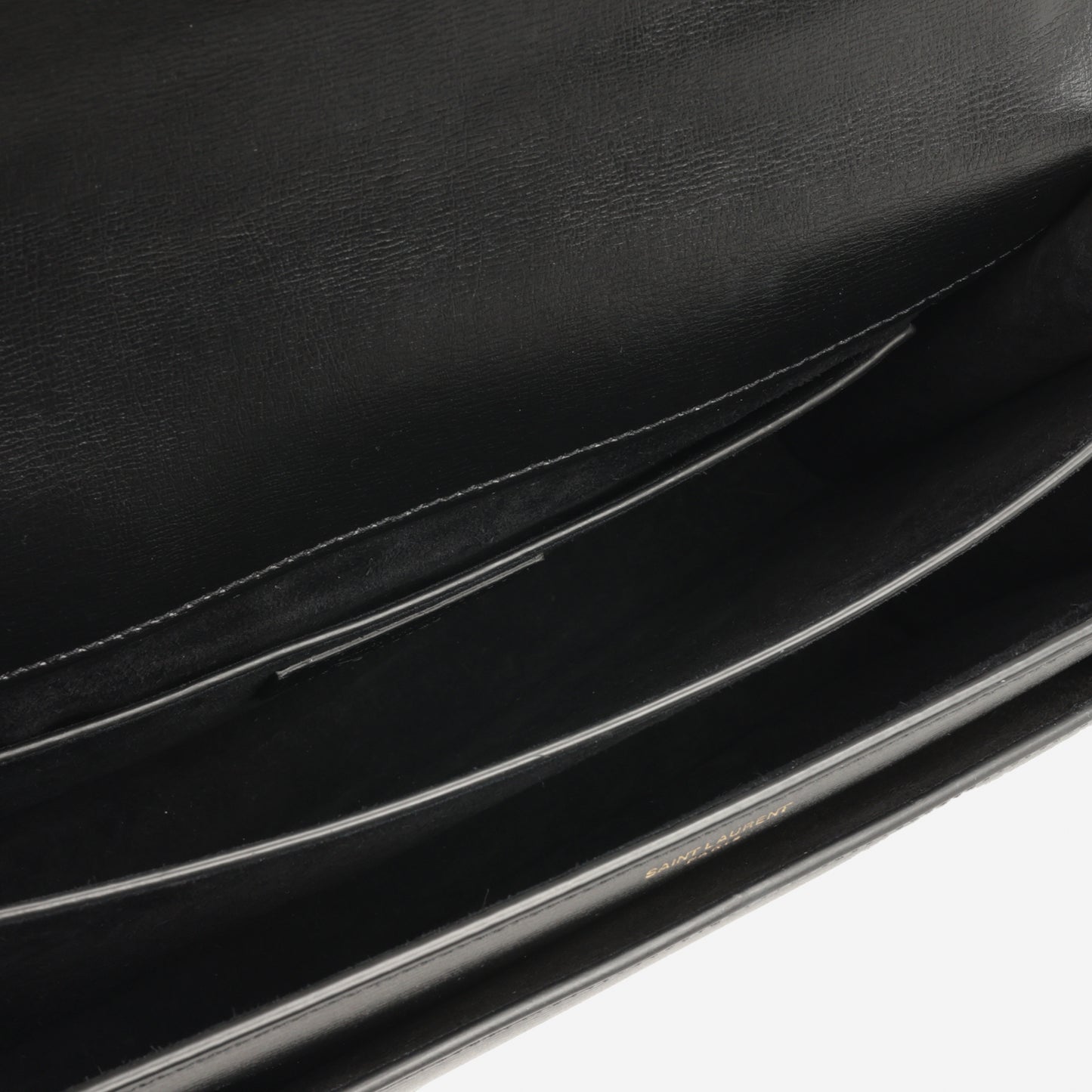 Saint Laurent Large Sunset - Black Calfskin | Gold Hardware