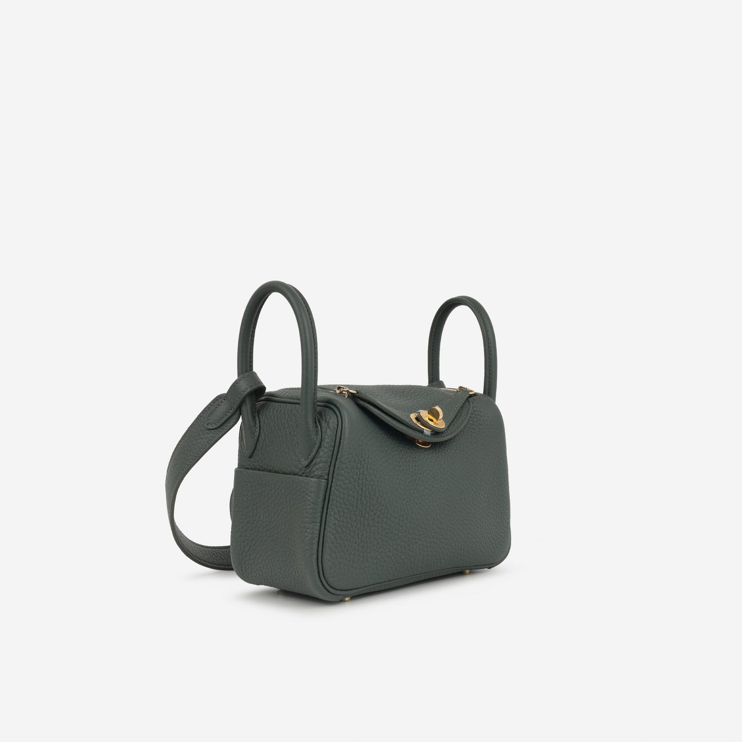 Mini Lindy - Vert Mangrove Clemence | Gold Hardware