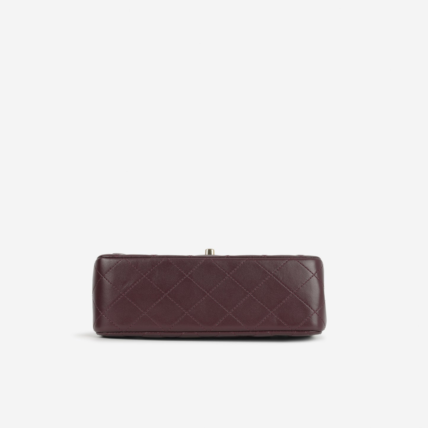 Chanel Mini Flap Rectangular - Burgundy Caviar  | Gold Hardware