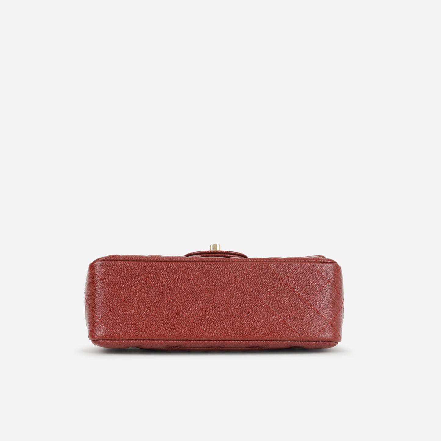 Chanel Mini Flap Rectangular - Burgundy Caviar | Gold Hardware