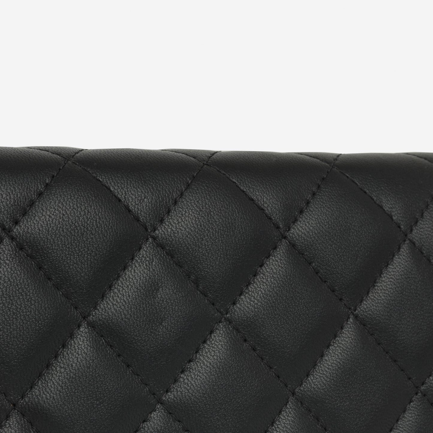 Chanel Classic Wallet on Chain - Black Lambskin | Silver Hardware