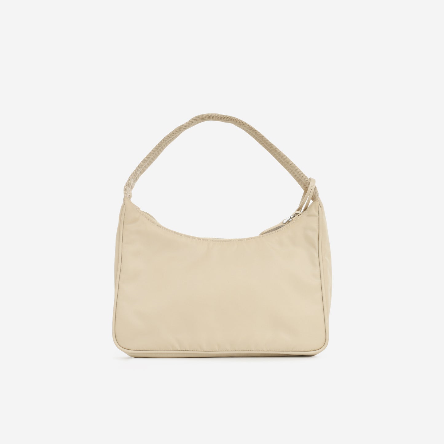 Prada Re-Edition 2000- Beige Nylon | Silver Hardware