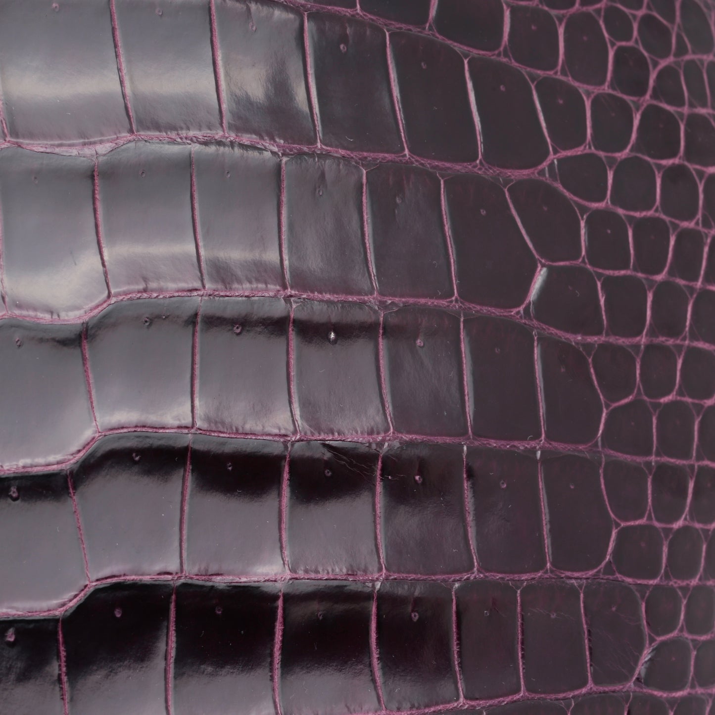 Hermès Kelly 40 - Amethyst Crocodile Porosus | Palladium Hardware