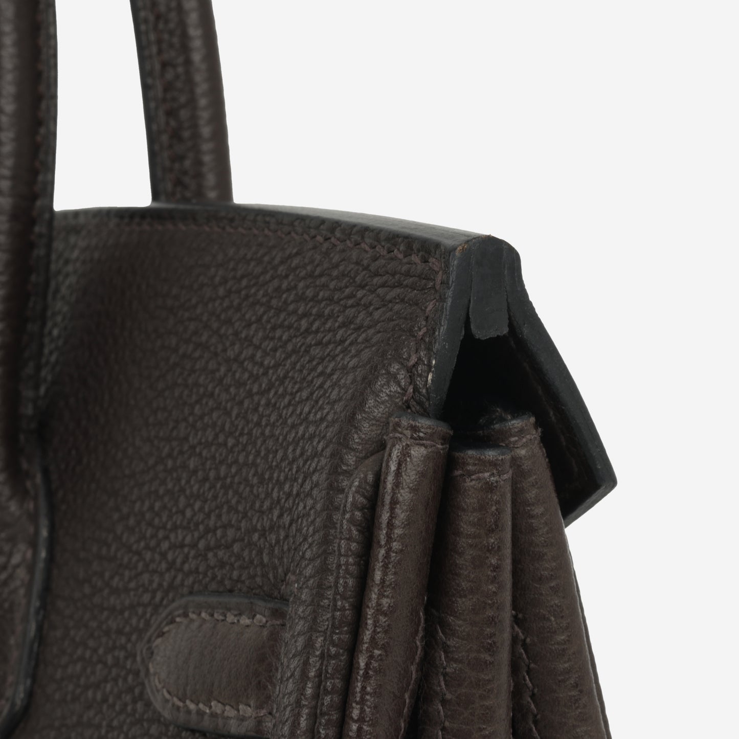 Hermès Birkin 25 - Ebene Barenia Faubourg | Palladium Hardware