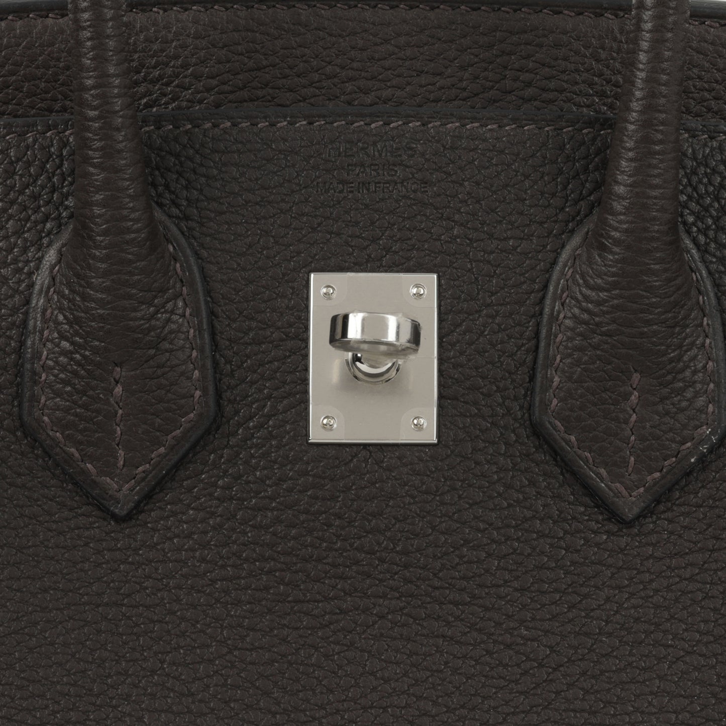 Hermès Birkin 25 - Ebene Barenia Faubourg | Palladium Hardware