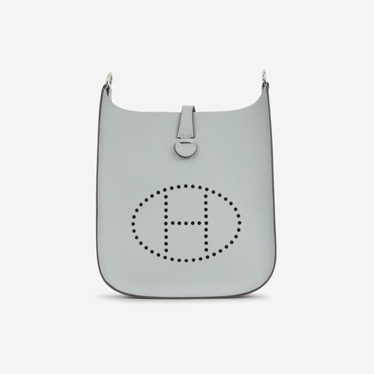 Hermès Mini Evelyne Sellier - Gris Pantin Epsom | Palladium Hardware