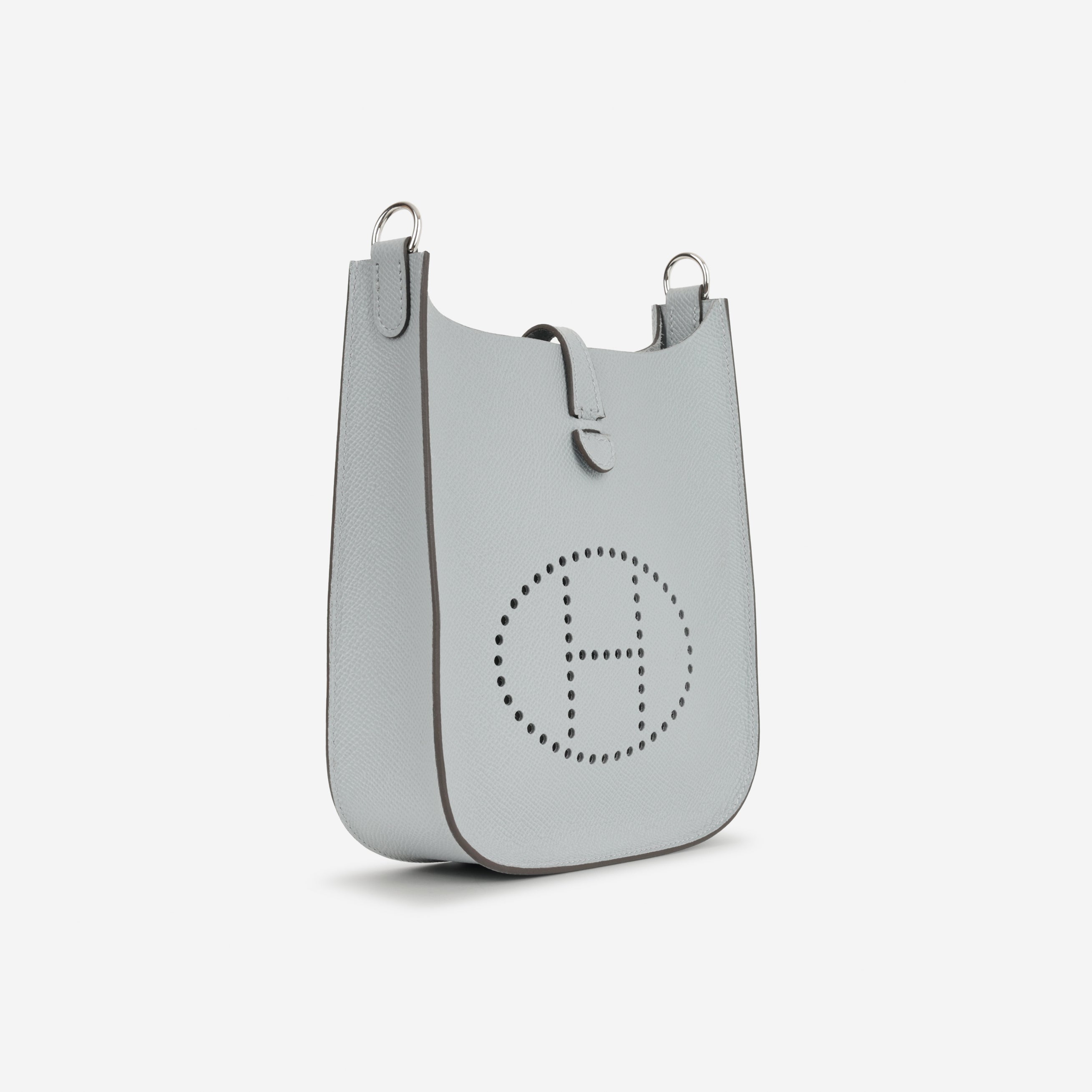 Hermès Mini Evelyne Sellier - Gris Pantin Epsom | Palladium Hermès Mini Evelyne Sellier - Gris Pantin Epsom | Palladium