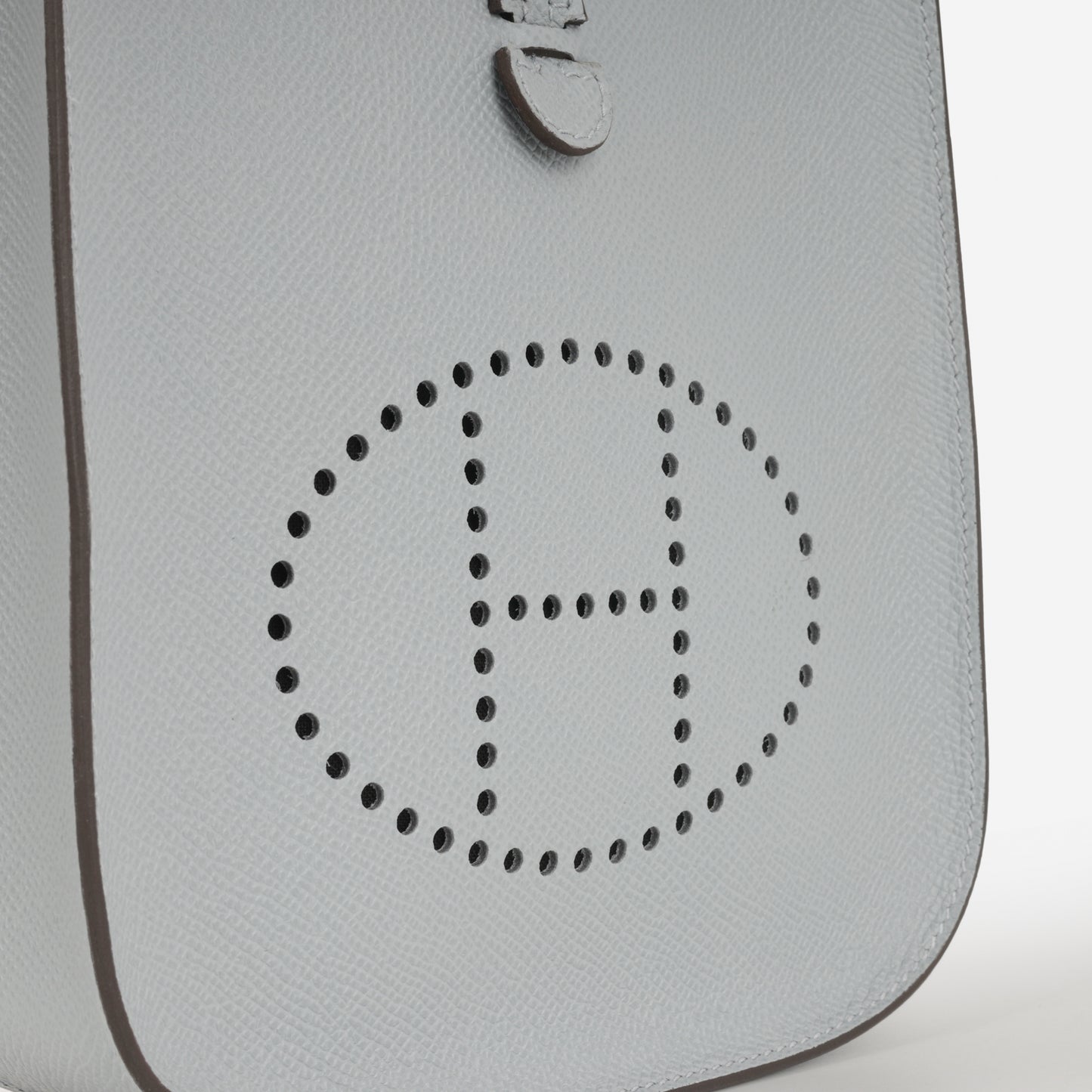 Hermès Mini Evelyne Sellier - Gris Pantin Epsom | Palladium Hardware