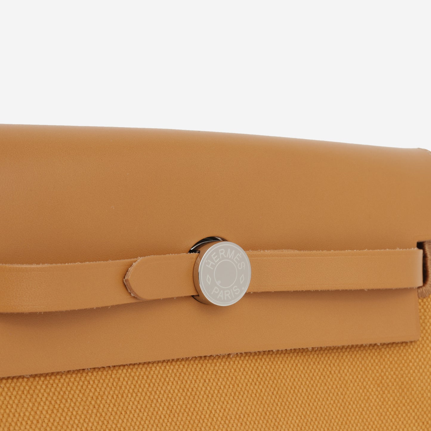 Hermès Herbag 20 - Naturel Sable Hunter / Canvas | Palladium Hardware