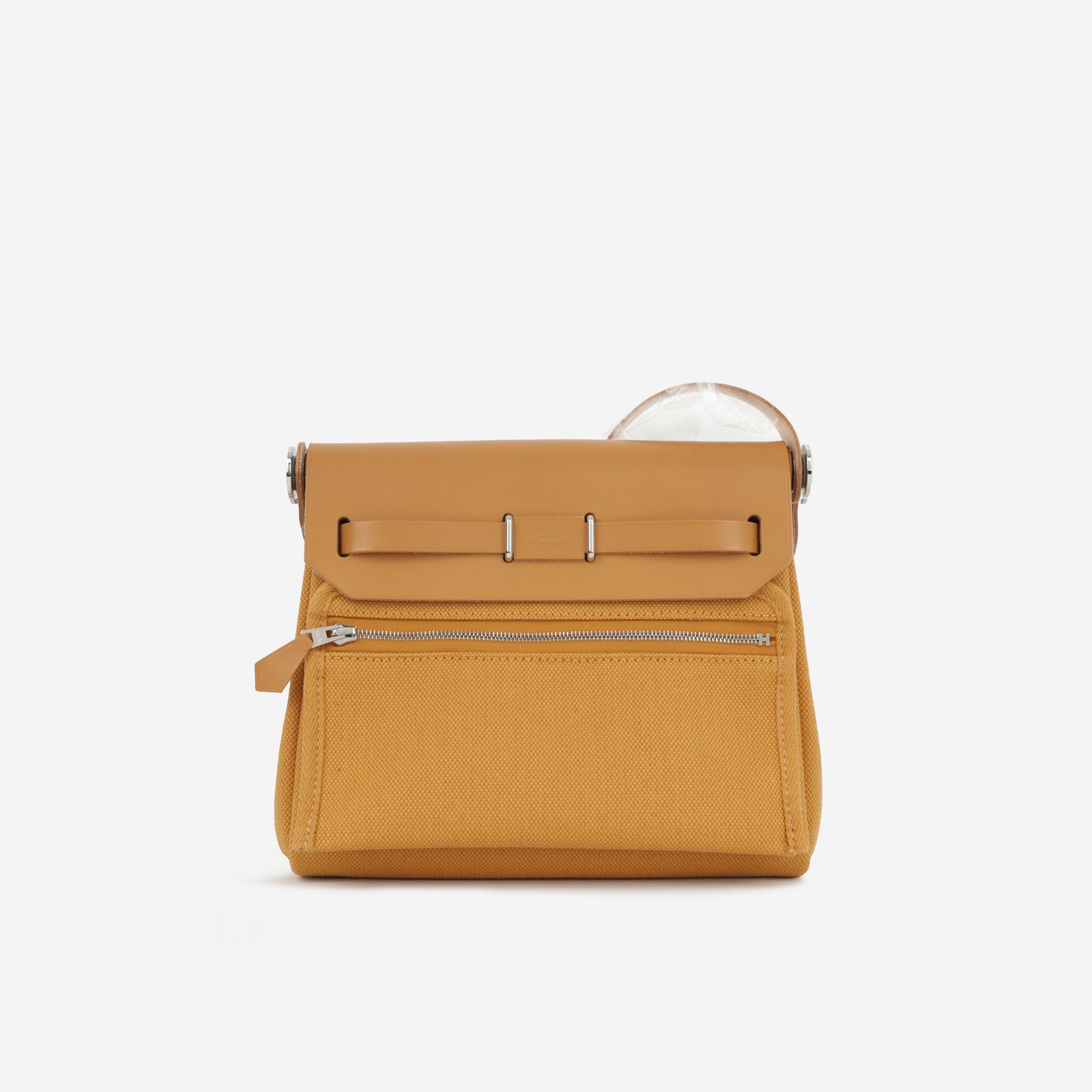 Hermès Herbag 20 - Naturel Sable Hunter / Canvas | Palladium Hardware