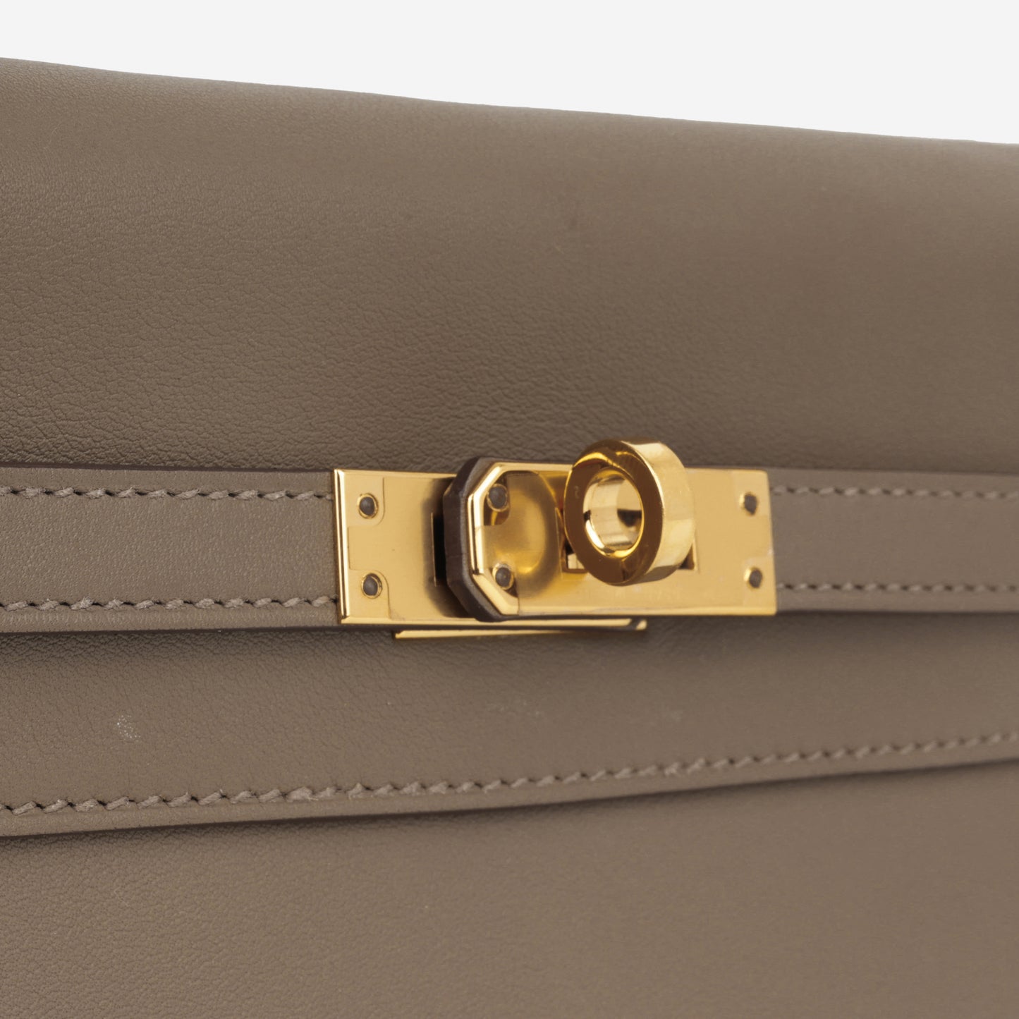 Hermès Kelly Moove - Etoupe Swift | Gold Hardware