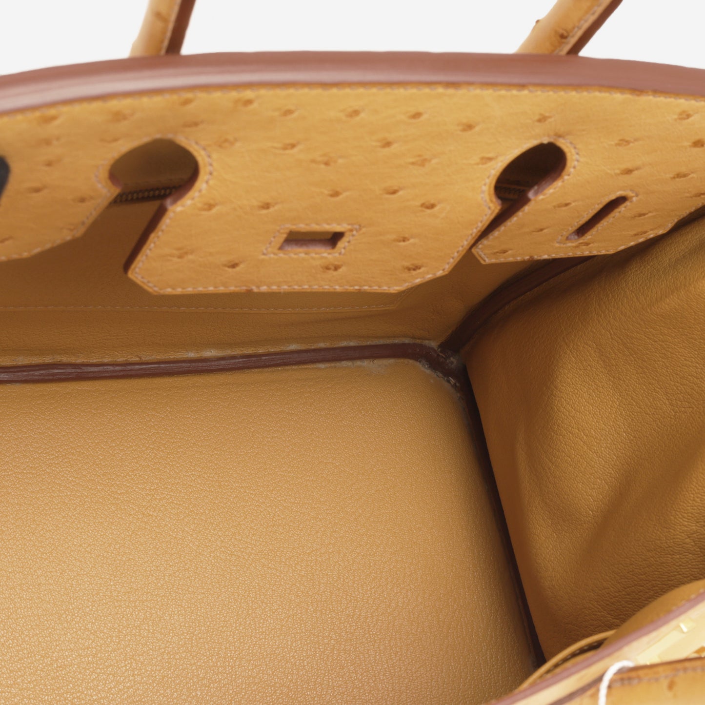 Hermès Birkin 30 - Saffron Ostrich | Gold Hardware