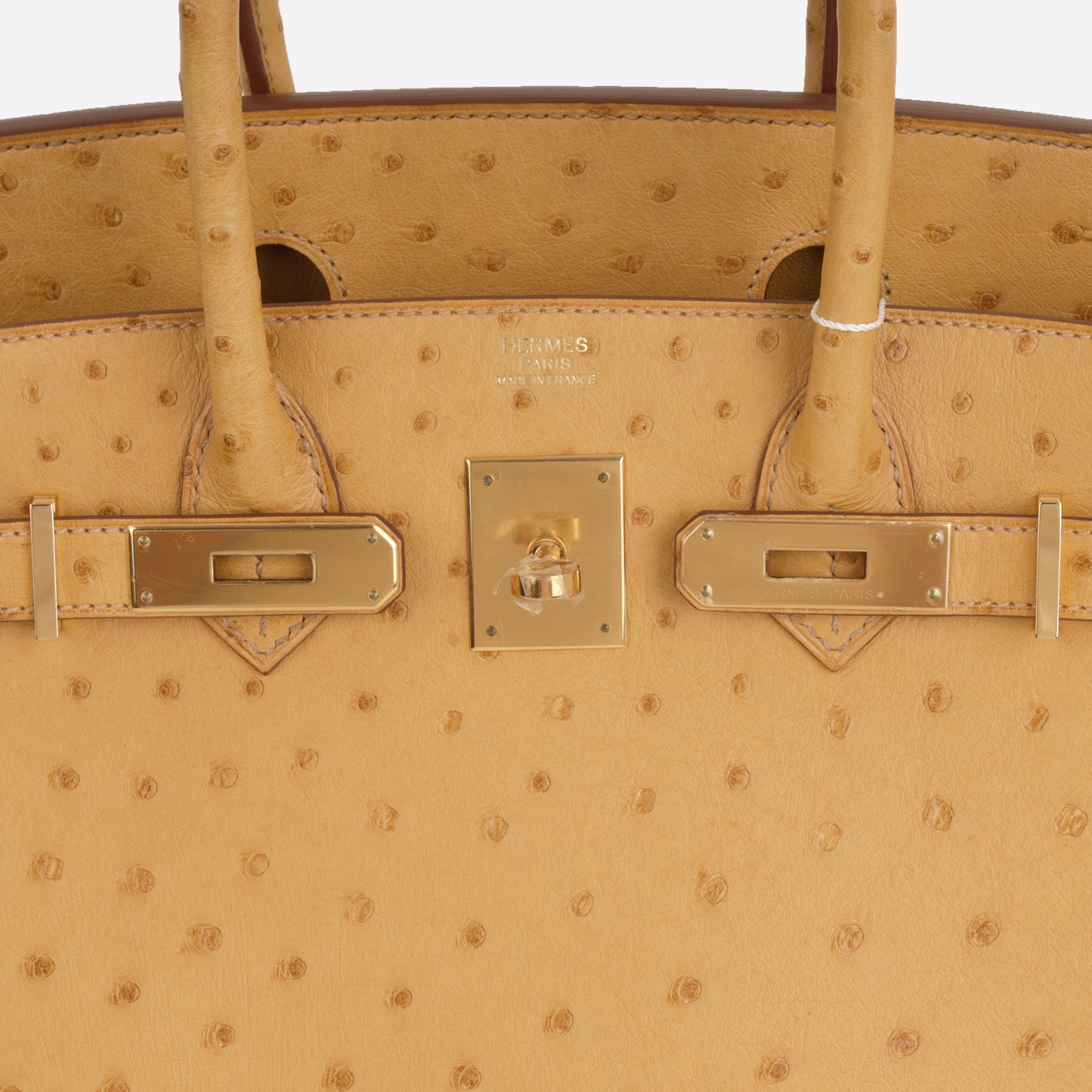 Hermès Birkin 30 - Saffron Ostrich | Gold Hardware