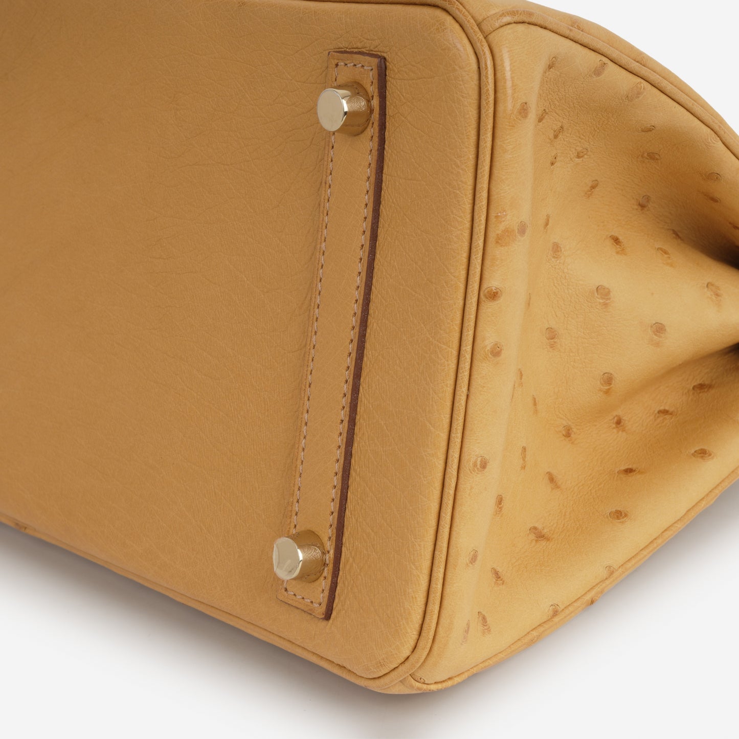 Hermès Birkin 30 - Saffron Ostrich | Gold Hardware