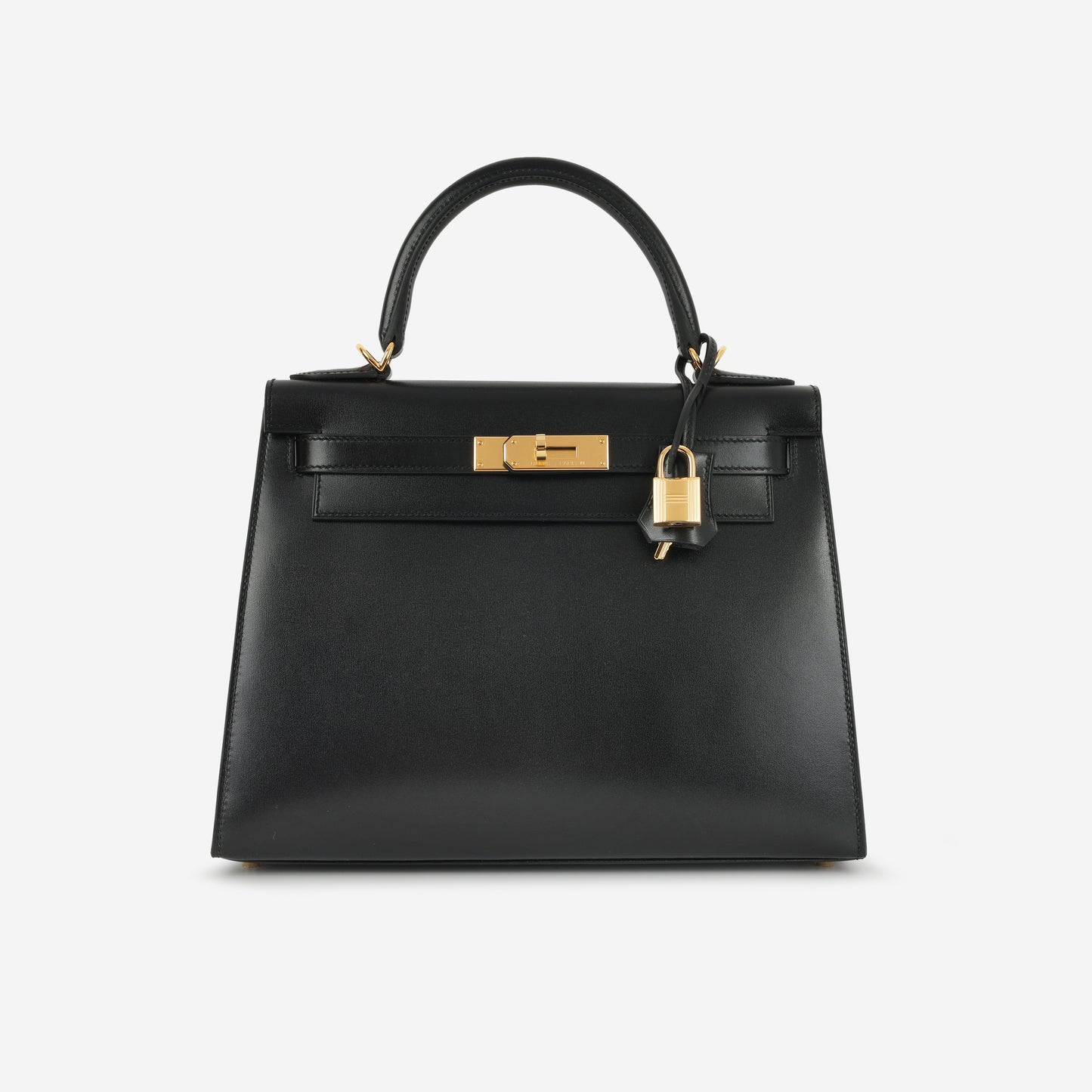 Hermès Kelly 28 - Black Box Calf | Gold Hardware