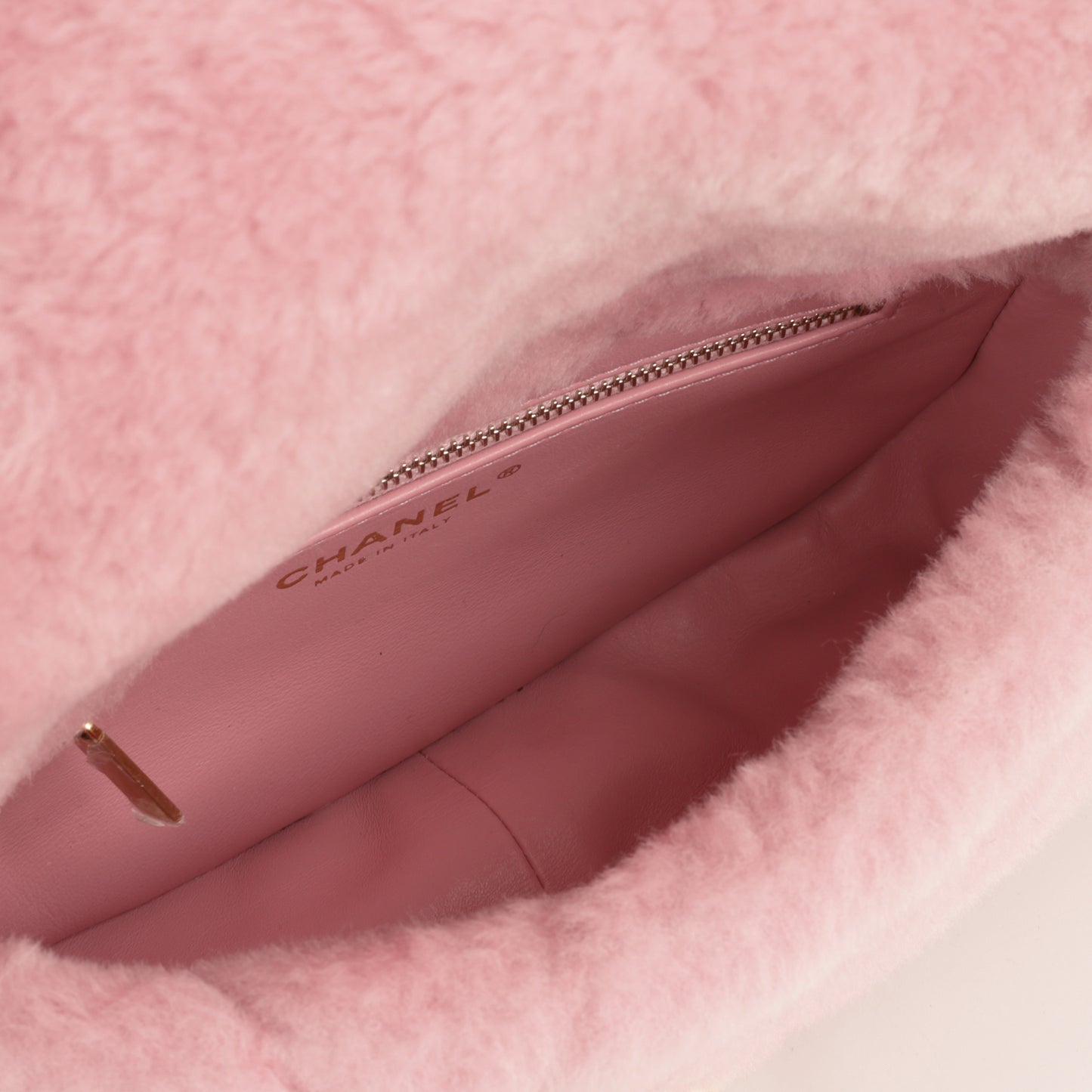 Chanel 22s Quilted Flap - Pink Shearling | Gold Hardware