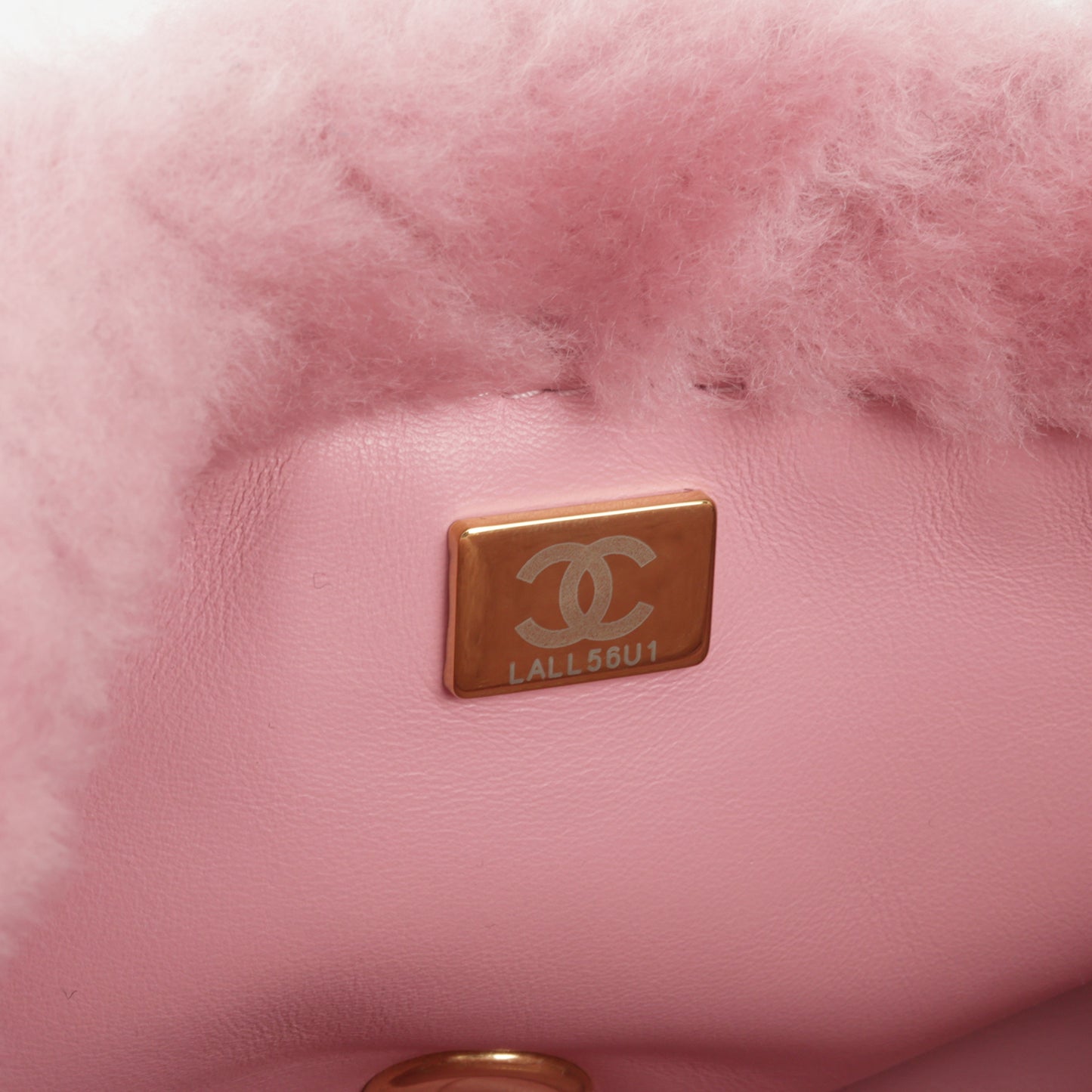 Chanel 22s Quilted Flap - Pink Shearling | Gold Hardware