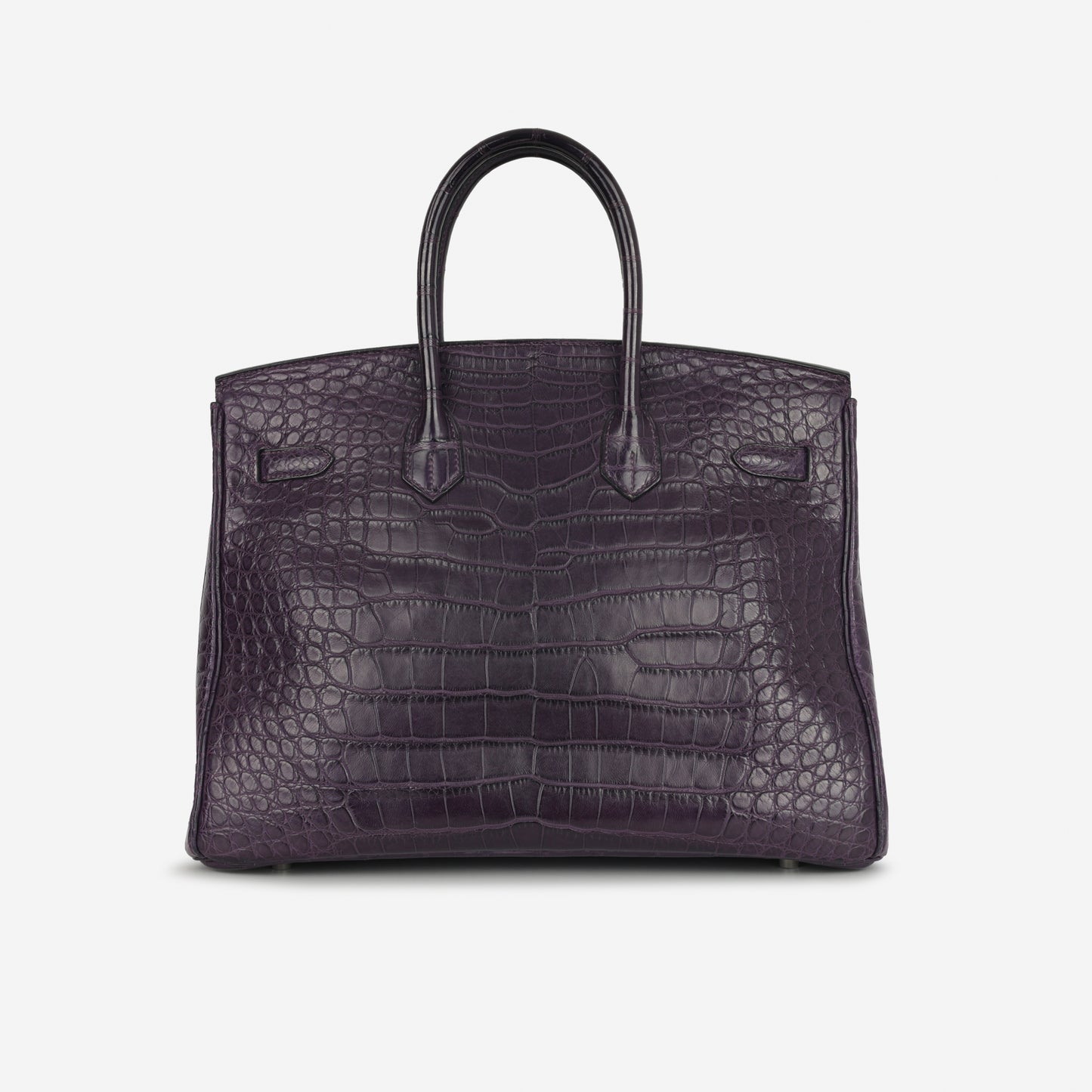 Hermès Birkin 35 - Amethyst Matte Alligator Mississippiensis | Palladium Hardware