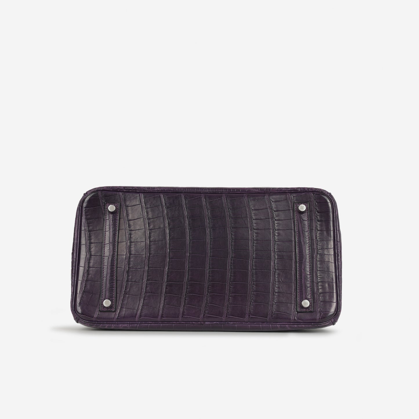 Hermès Birkin 35 - Amethyst Matte Alligator Mississippiensis | Palladium Hardware