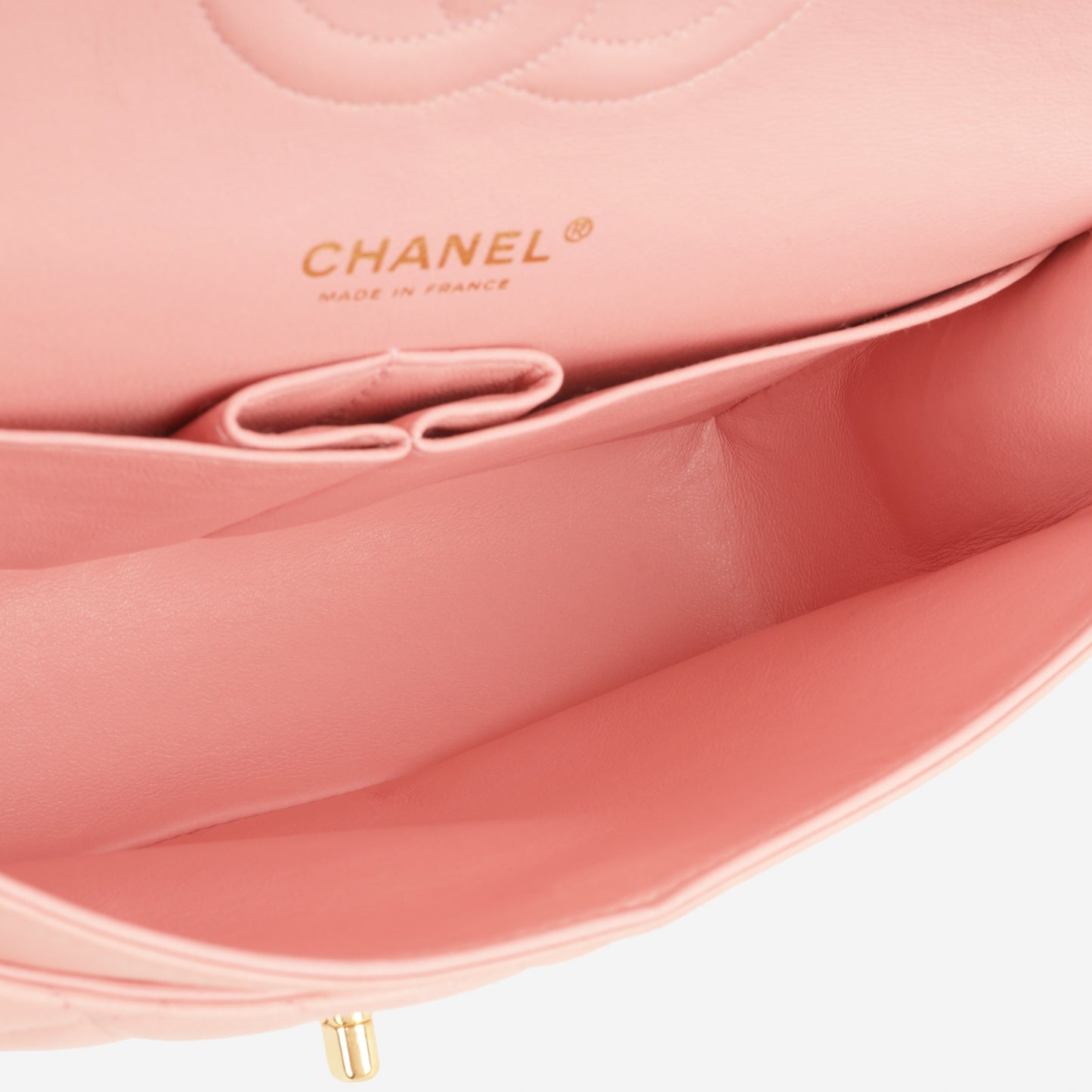 Chanel Vintage Medium Classic Flap - Pink Lambskin | Gold Hardware