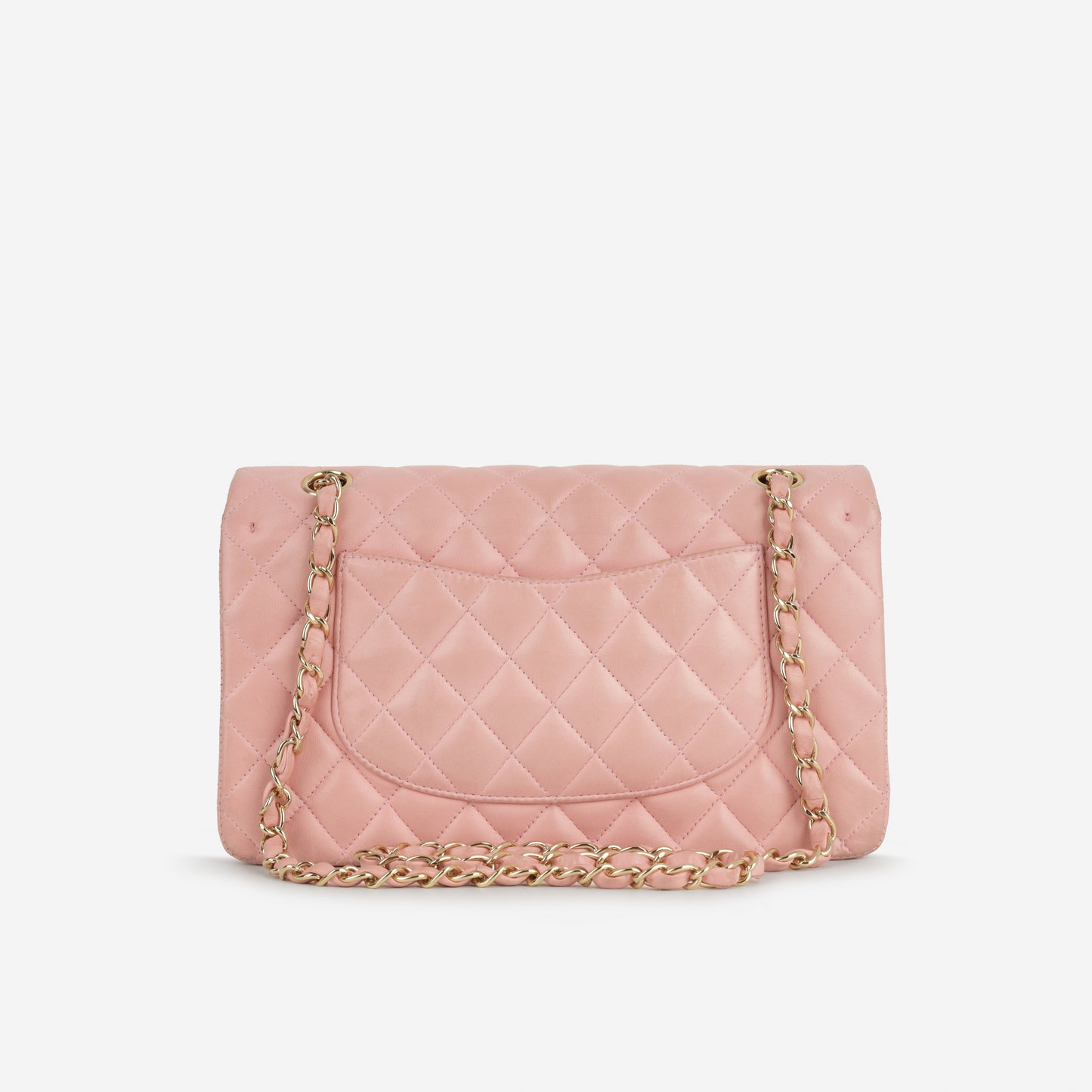 Chanel Vintage Medium Classic Flap - Pink Lambskin | Gold Hardware
