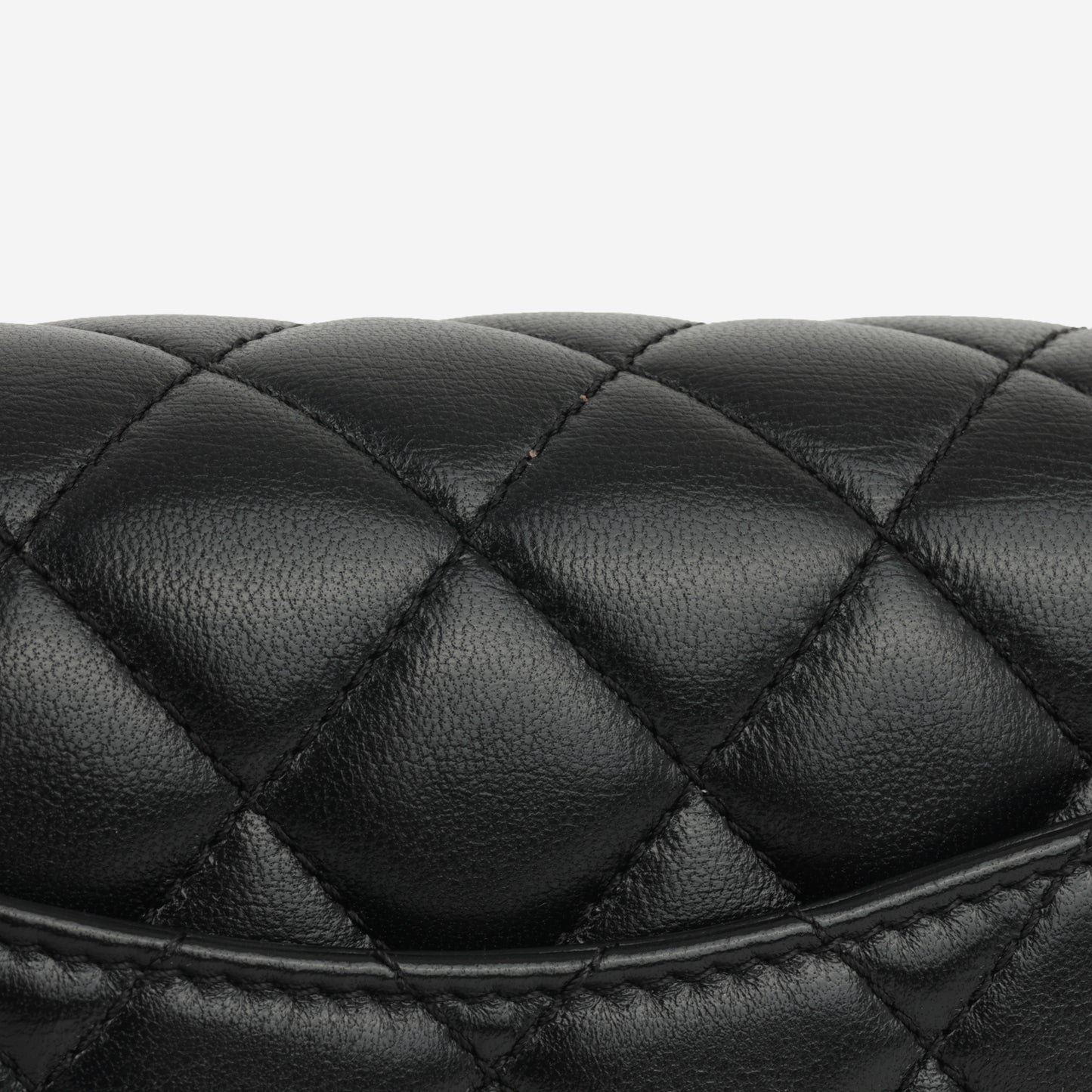 Chanel Mini Flap Rectangular - Black Shiny Lambskin | Gold Hardware