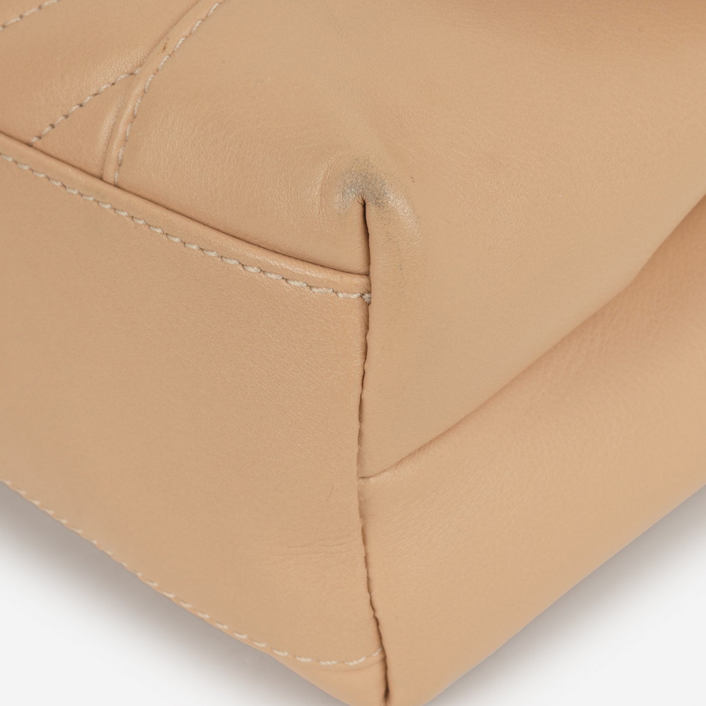 Chanel Small Daily Flap - Beige Calfskin | Champagne Gold Hardware