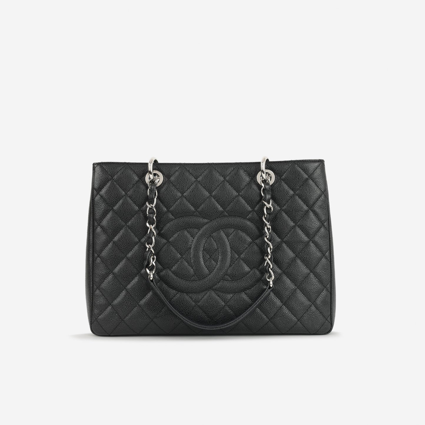 Chanel GST - Black Caviar | Silver Hardware