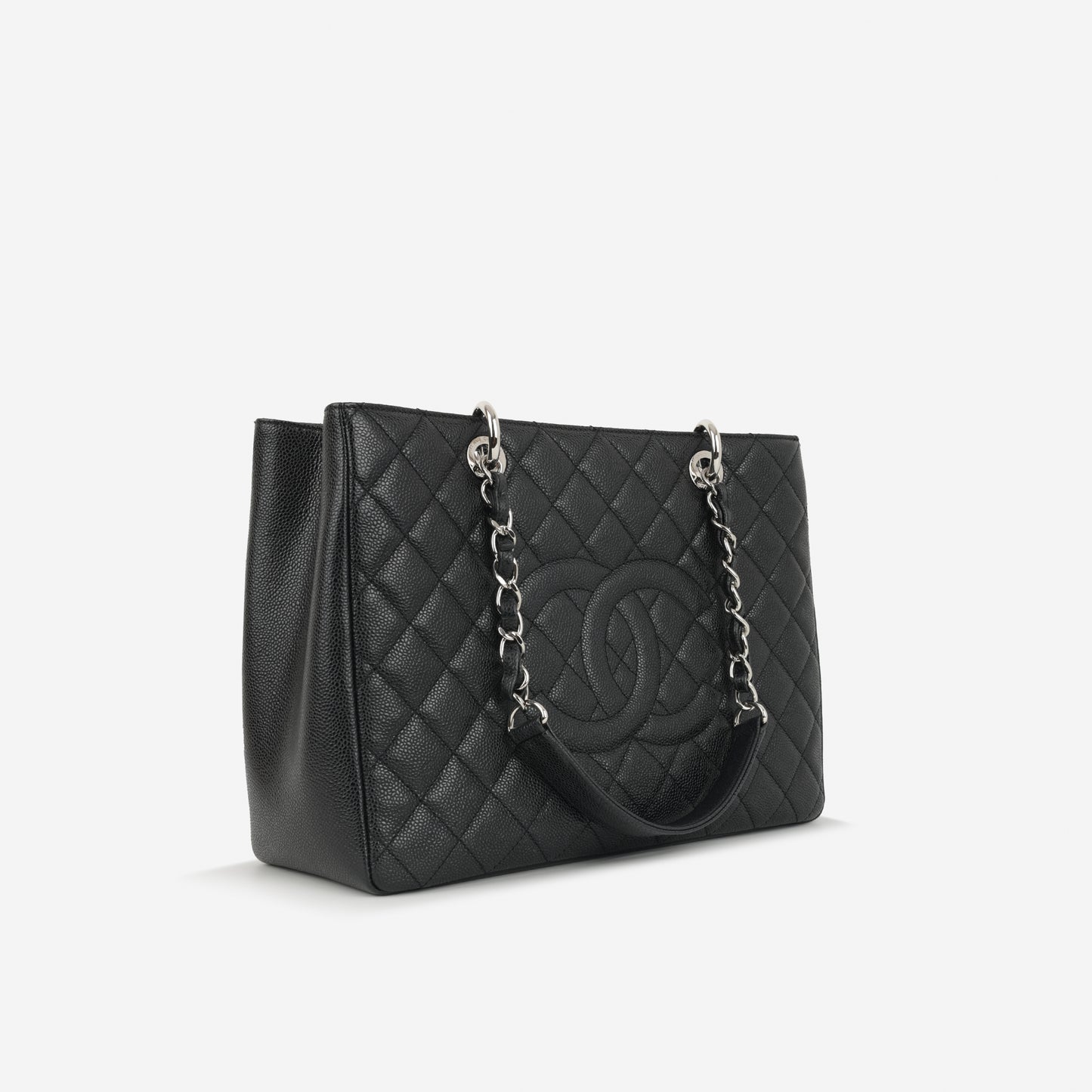 Chanel GST - Black Caviar | Silver Hardware