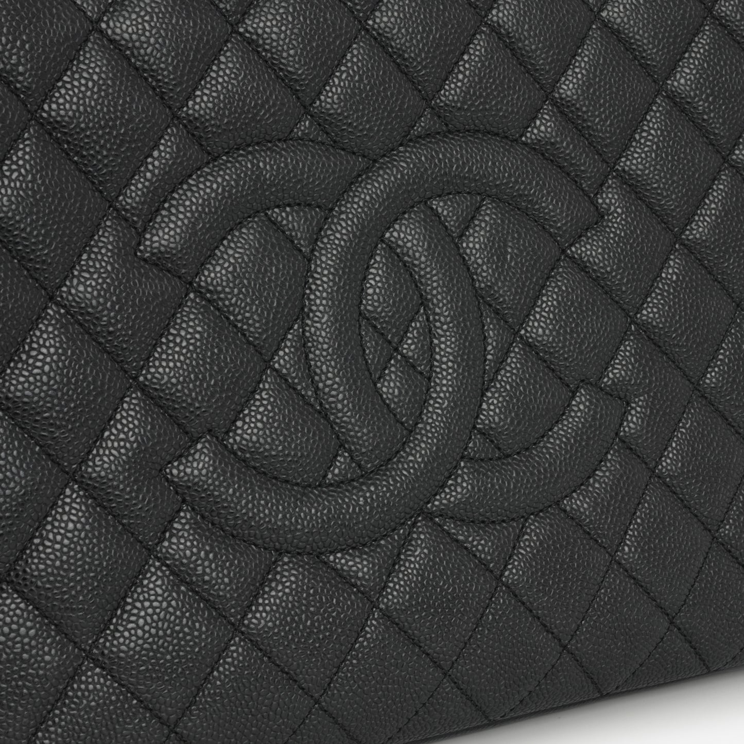 Chanel GST - Black Caviar | Silver Hardware