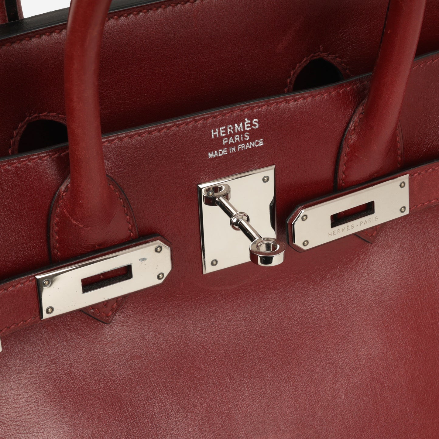 Hermès Vintage Birkin Hac 32 - Rouge H Box Calf | Palladium Hardware