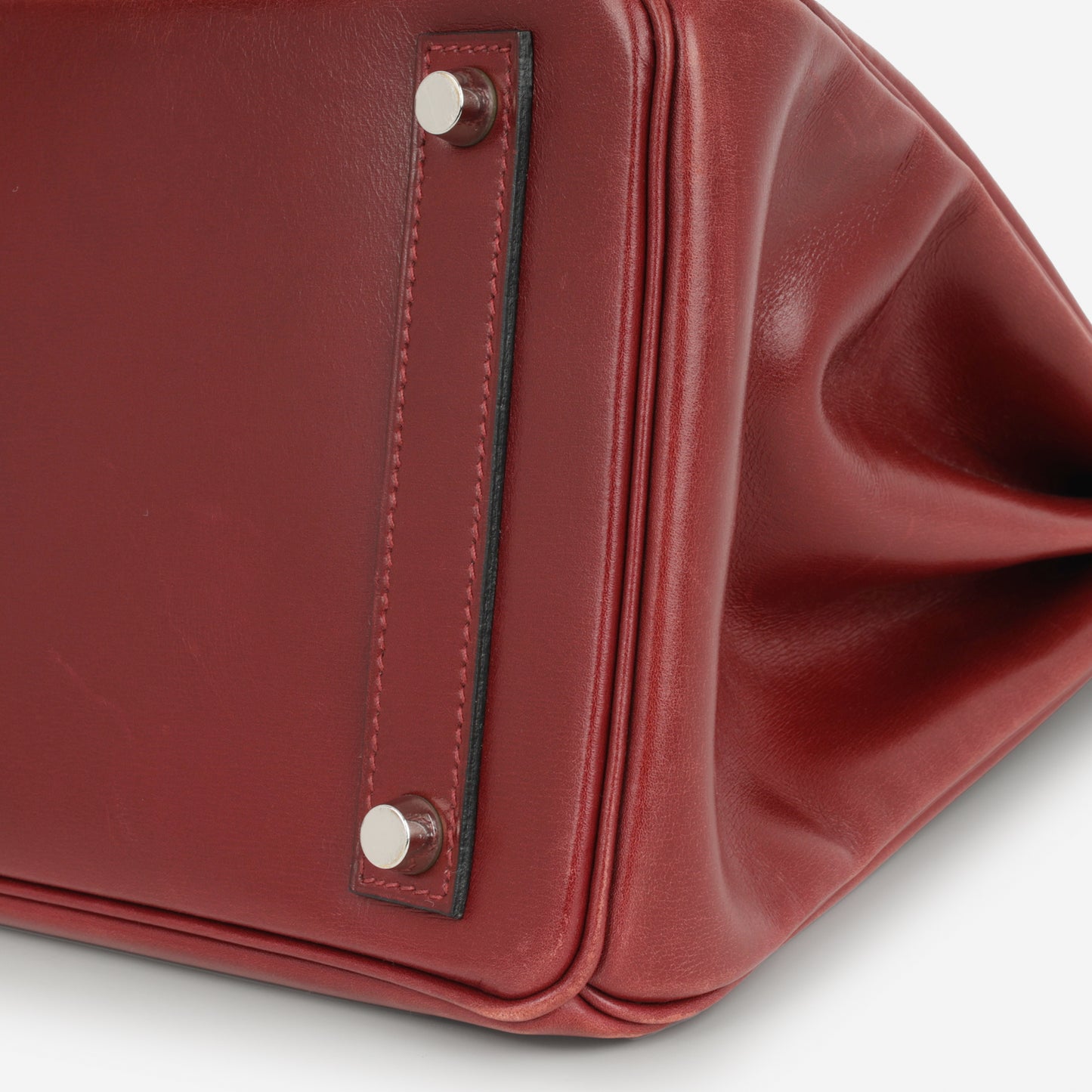Hermès Vintage Birkin Hac 32 - Rouge H Box Calf | Palladium Hardware