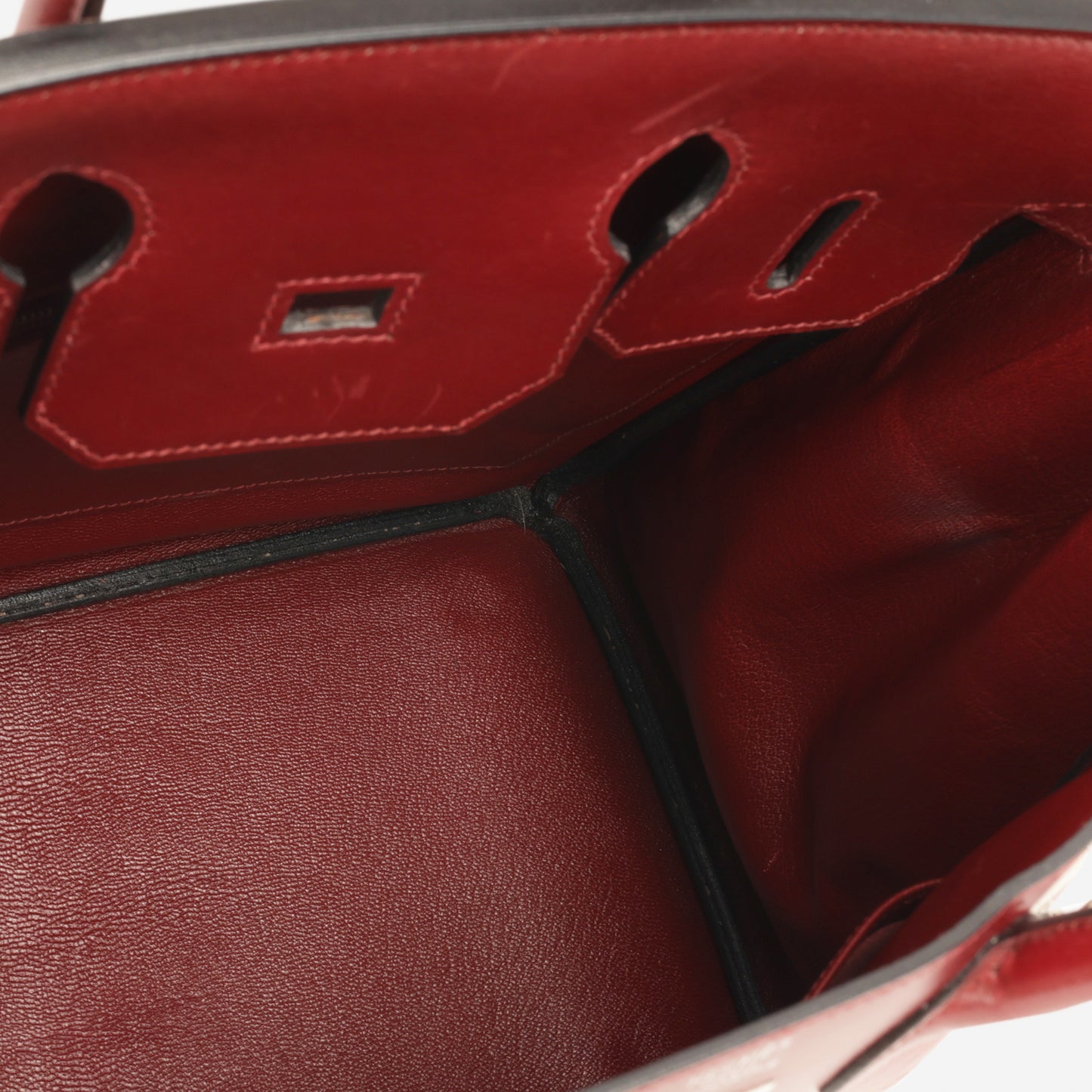 Hermès Vintage Birkin Hac 32 - Rouge H Box Calf | Palladium Hardware