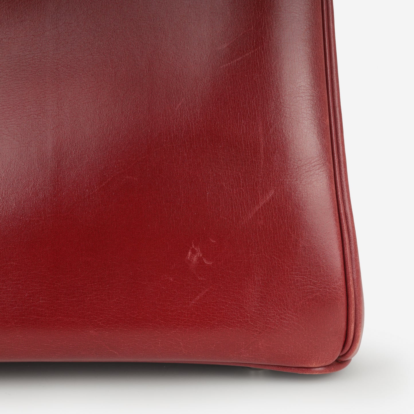Hermès Vintage Birkin Hac 32 - Rouge H Box Calf | Palladium Hardware
