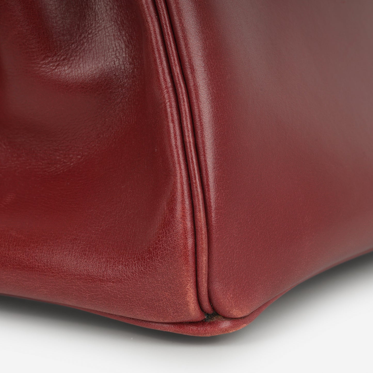 Hermès Vintage Birkin Hac 32 - Rouge H Box Calf | Palladium Hardware