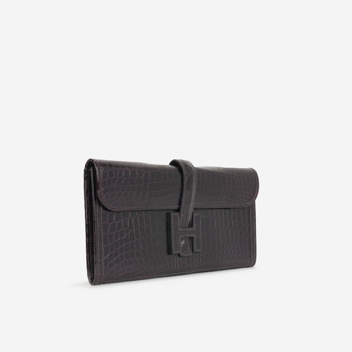Hermès Jige Clutch 29 - Iris Crocodile Niloticus