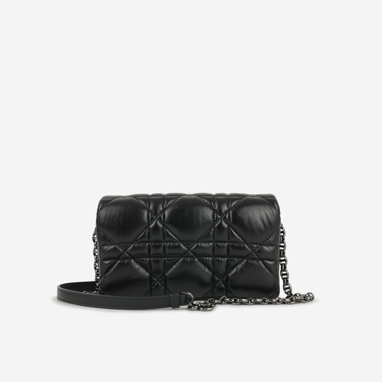 Dior Mini Caro Crossbody - So Black | Lambskin