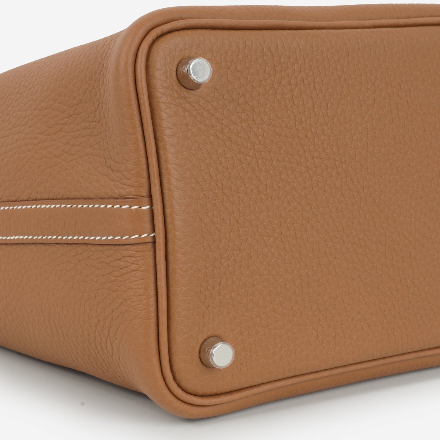 Picotin 18 Eclat - Gold Clemence / Rose Sakura Swift | Palladium Hardware