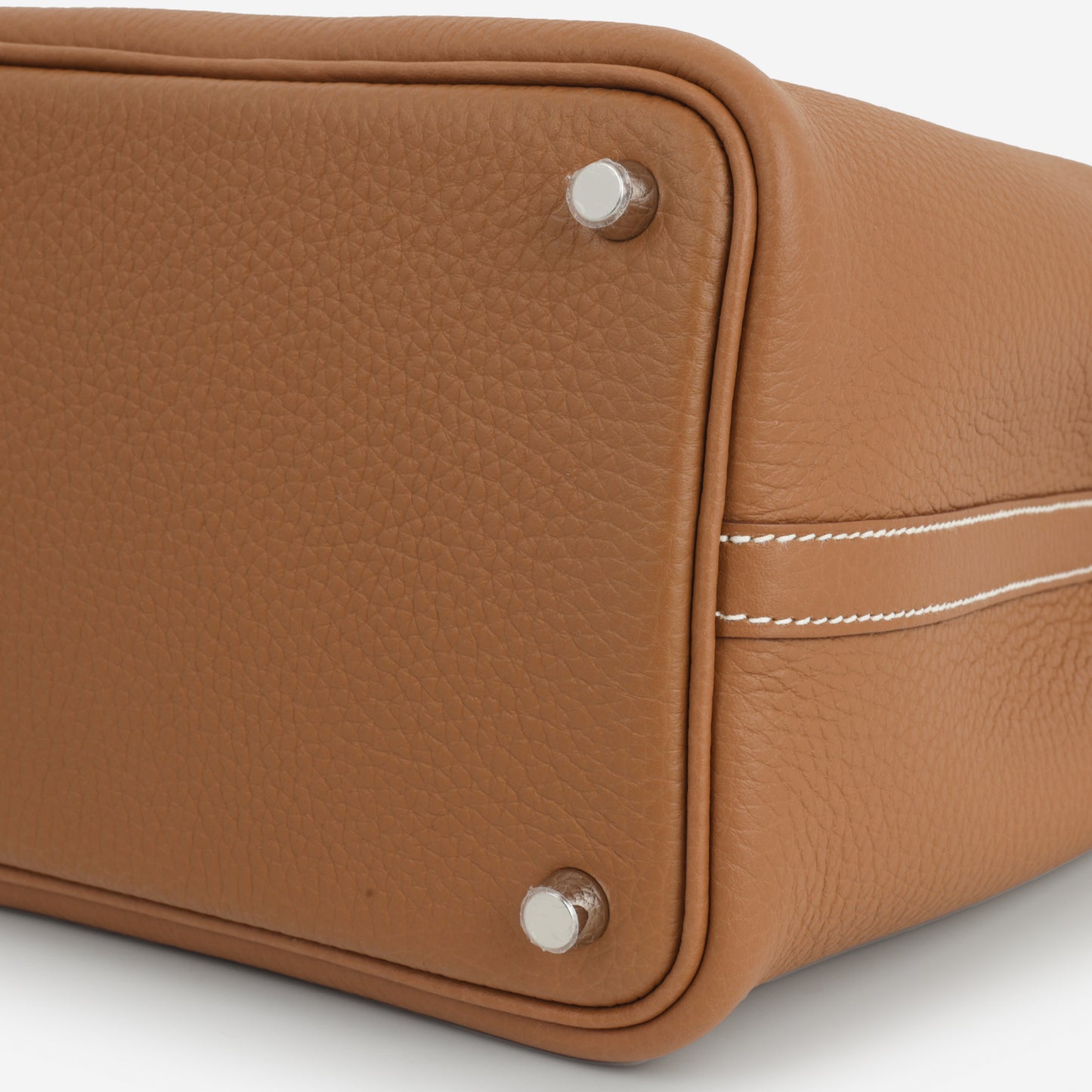 Picotin 18 Eclat - Gold Clemence / Rose Sakura Swift | Palladium Hardware