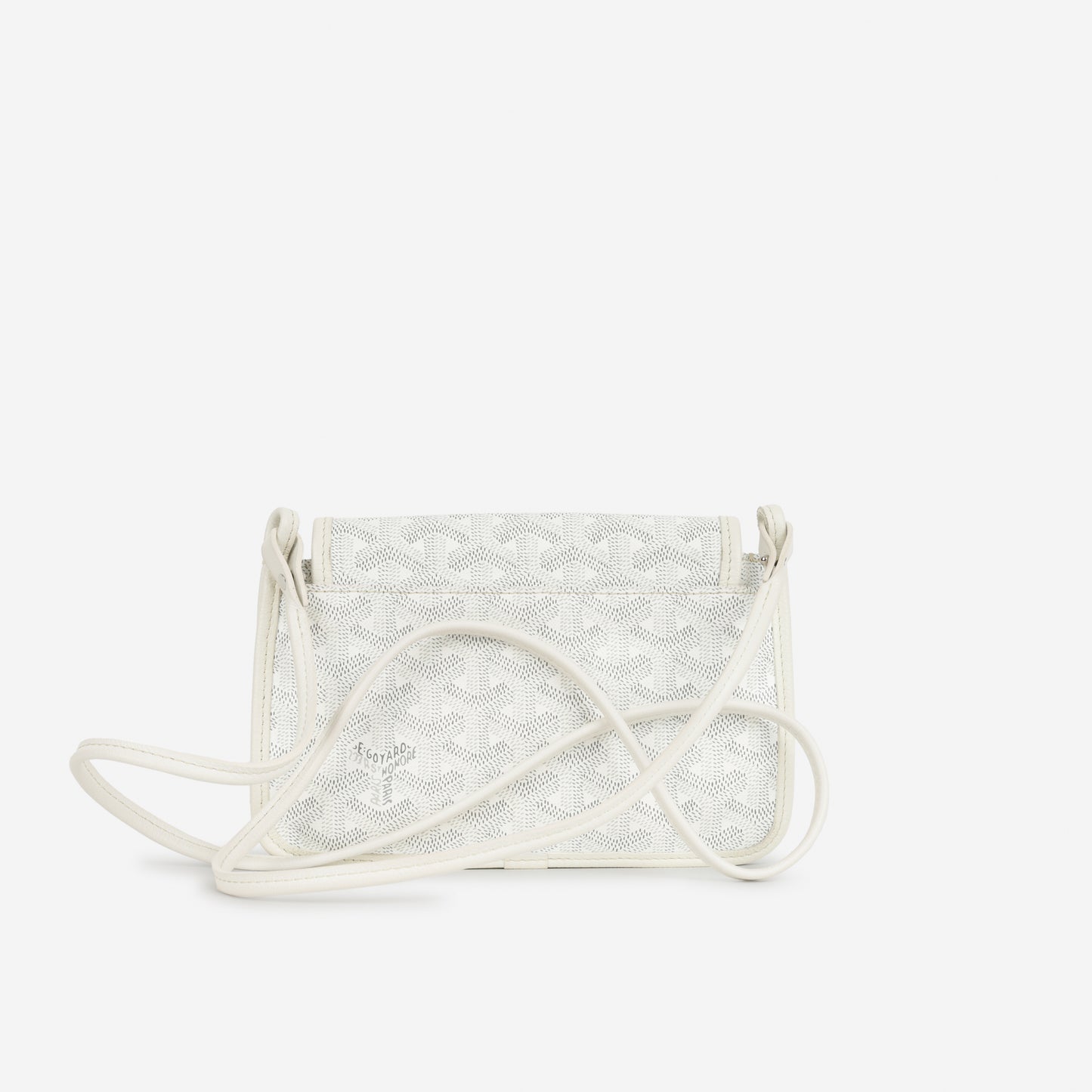 Goyard Plumet Pocket Wallet - White Goyardine | Palladium Hardware